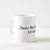 Es gibt keinen Platz wie Zuhause-Tasse Kaffeetasse (Vorderseite Links)