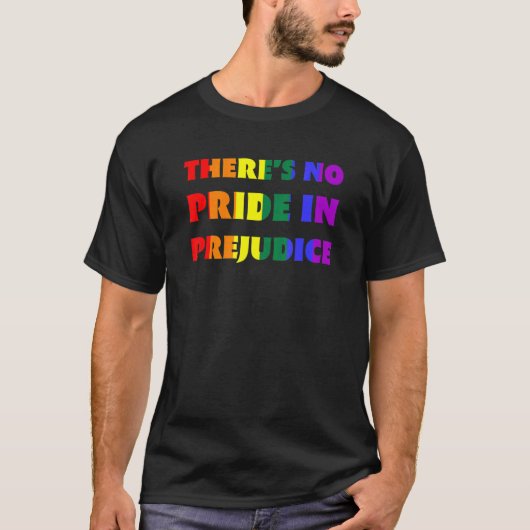 Es gibt keinen Stolz auf Lgbtqia+-Regenbogenschwan T-Shirt (Vorderseite)