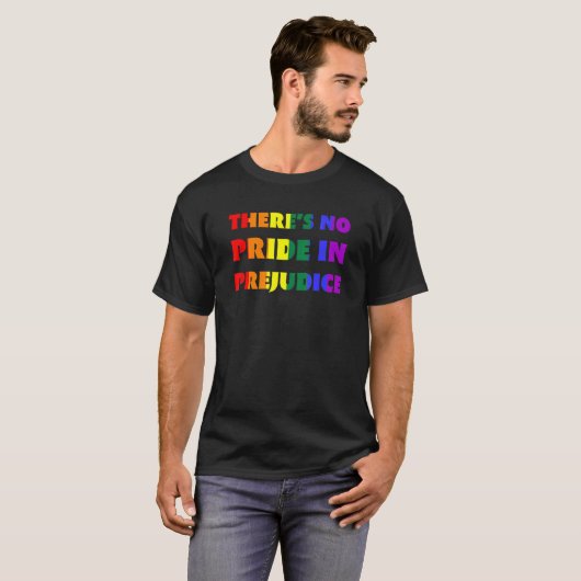 Es gibt keinen Stolz auf Lgbtqia+-Regenbogenschwan T-Shirt (Vorne ganz)