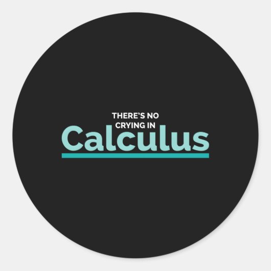 Es gibt keinen Weinen im Nerd der Rechenleistung Runder Aufkleber (Vorderseite)