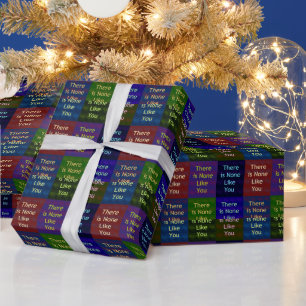 "Es gibt keinen wie Dich": Das Mosaikraster Kommun Geschenkpapier
