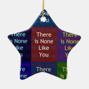 Es gibt keinen wie Dich:: Mosaik-Gitter Inspiriere Keramikornament