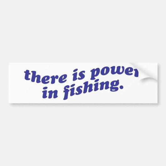 Es gibt Kraft im Fischen Autoaufkleber (Vorne)