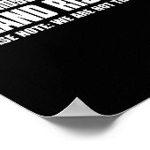 Es gibt Leute, die gute Morgenkurse sagen Poster (Ecke)