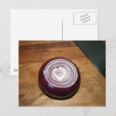 Es gibt Liebe in Onions Postkarte (Vorne/Hinten)