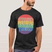 Es gibt mehr als 2 Geschlechter Rainbow-LGBTQ T-Shirt (Vorderseite)