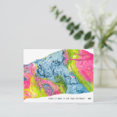 "Es gibt mehr für dich als gestern" Postkarte (Stehend Vorderseite)