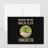 Es gibt nicht Mulch Landscaping Landscaper Funny Postkarte (Vorne/Hinten)