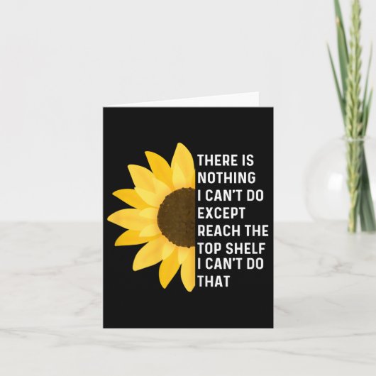 Es gibt nichts, was ich nicht tun kann, außer den  karte (Vorderseite)