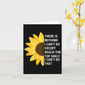 Es gibt nichts, was ich nicht tun kann, außer den  karte (Gelbe Blume)