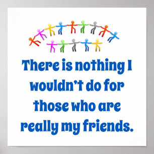 Es gibt nichts, was ich nicht tun würde - Freundsc Poster