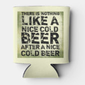 Es gibt nichts wie ein kaltes Bier Funny Modern Be Dosenkühler (Vorderseite)