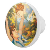 ES GIBT NICHTS WIE EINE GUTE STÜCK MIT VATER KERAMIKKNAUF (Rechts)