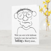 Es gibt nichts, worüber man sich Sorgen machen mus Karte (Gelbe Blume)