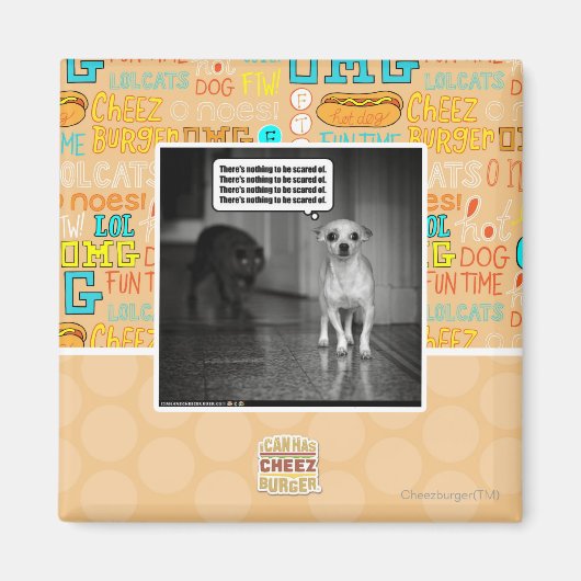 Es gibt nichts, wovor man sich fürchten müsste magnet (Vorne)