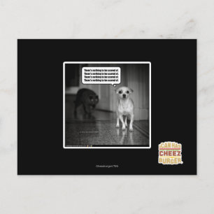 Es gibt nichts, wovor man sich fürchten müsste postkarte