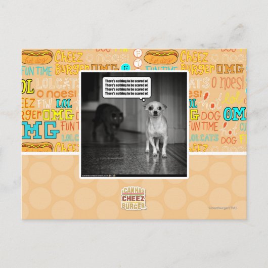 Es gibt nichts, wovor man sich fürchten müsste postkarte (Vorderseite)