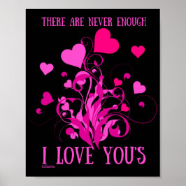 ES GIBT NIE GENUG, DASS ICH LIEBE, DASS DU DICH AL POSTER