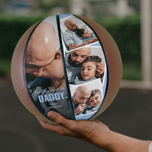 'Es gibt niemanden wie Daddy' Fotocollage Basketball