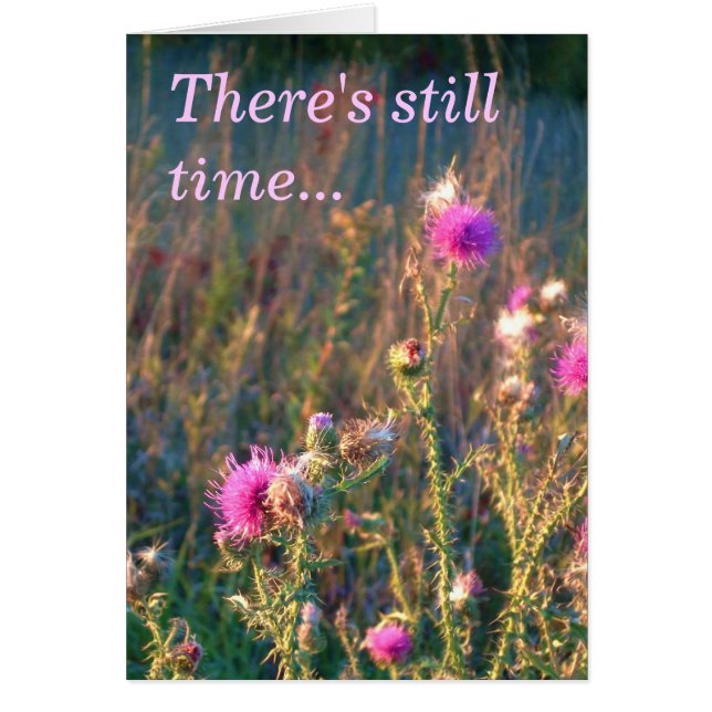 Es gibt noch Zeit… (Vorne)