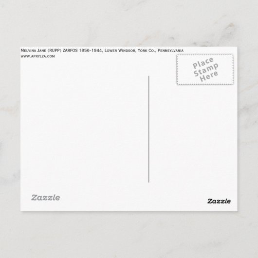 Es gibt nur ein Leben für jeden von uns: Postkarte (Rückseite)