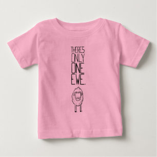 Es gibt nur eine Ewe™ Buchabdeckung Baby T-shirt