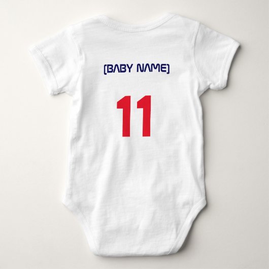 Es gibt nur eine Formel-I-Pflege (RB Red) Baby Strampler (Rückseite)