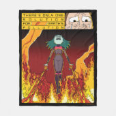 Es gibt nur eine Lösung für die Verschmutzung der  Fleecedecke (Vorderseite)