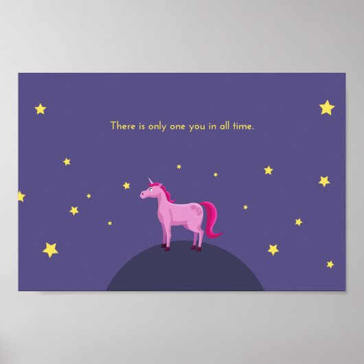 Es gibt nur einen, den Sie in der ganzen Zeit habe Poster (Vorne)