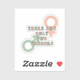 Es gibt nur zwei Geschlechter Aufkleber