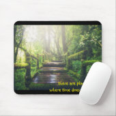 Es gibt Orte, an denen Zeit nicht existiert - Mousepad (Mit Mouse)