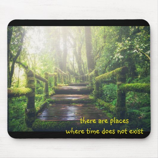Es gibt Orte, an denen Zeit nicht existiert - Mousepad (Vorne)