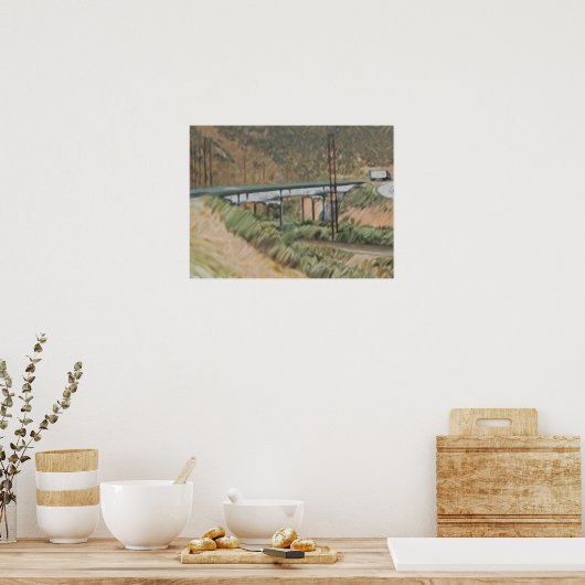 Es gibt Orte... Poster (Küche)