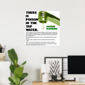 ES GIBT POISON IM GESTOCHEN WASSER! Poster (Heimbüro)