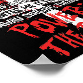 Es gibt Power im Blut Religious Christlich Poster (Ecke)