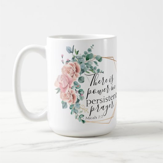 Es gibt Power im Gebet Kaffeetasse (Links)