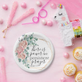 Es gibt Power im Gebet Pappteller (Party)