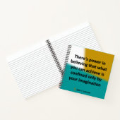 "Es gibt Power im Glauben" - Zeitschriftenbuch Notizblock (Innenseite)