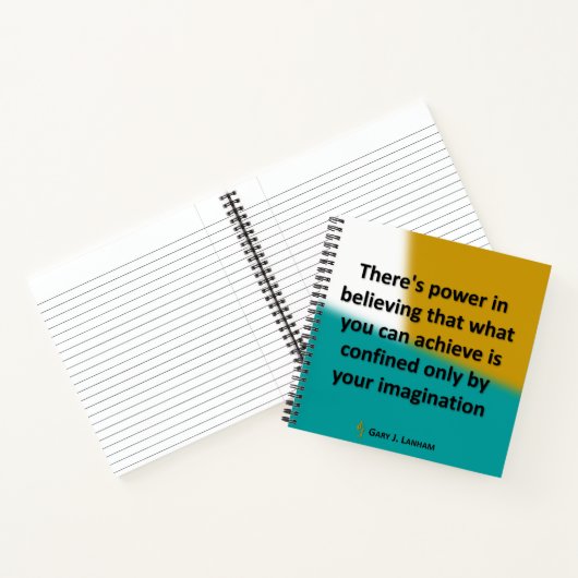 "Es gibt Power im Glauben" - Zeitschriftenbuch Notizblock (Innenseite)