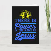Es gibt Power im Namen Jesu Karte (Vorderseite)