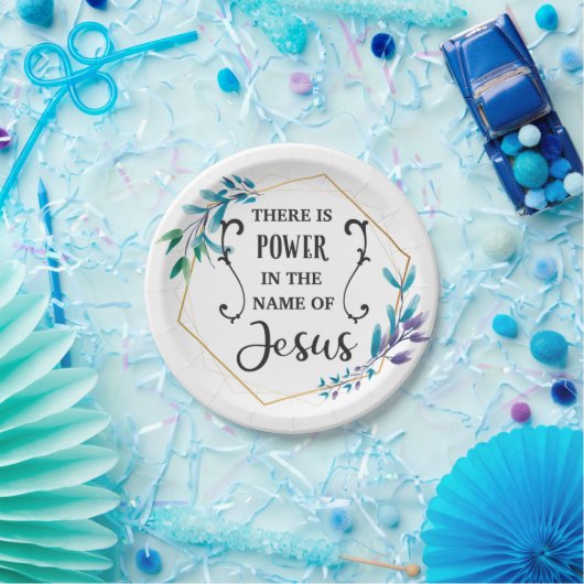 Es gibt Power im Namen Jesu Pappteller (Party)