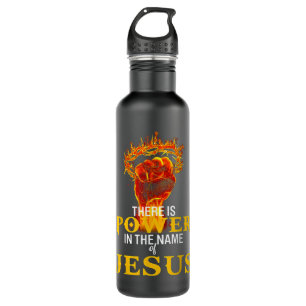 Es gibt Power im Namen Jesu Shirts T - Shirt Edelstahlflasche