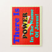 Es gibt Power im Namen Jesuss! Puzzle (Vertikal)