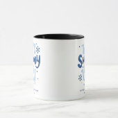 Es gibt Schneekörper, wie du Kaffee-Tasse Tasse (Zentrum)