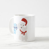 Es gibt Schneekörper wie du Poodle Weihnachten Kaffeetasse (Vorderseite Links)