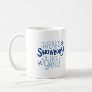 Es gibt Schneekörper wie Sie Kaffeetasse