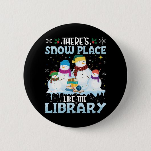 Es gibt Schneeplätze wie die Weihnachtsbühne Button (Vorderseite)