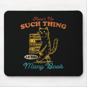 Es gibt so etwas wie zu viele Bücher, die über Q h Mousepad