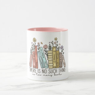 Es gibt so etwas wie zu viele Bücher nicht Tasse