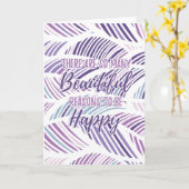 Es gibt so viele schöne Gründe, glücklich zu sein Karte (Gelbe Blume)